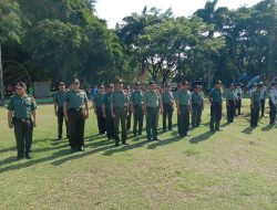 PASUKAN KEAMANAN PERHUTANI BONDOWOSO MENGIKUTI UPACARA HUT.TNI KE 77