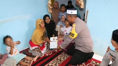 Polres Pasuruan Kota Berikan Santunan Untuk Keluarga Korban Tragedi Kanjuruhan