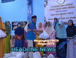 Peringati Tahun Baru Islam 1445 TPQ-Madin Darul Hikmah santuni Anak Yatim Dan Janda-Janda.