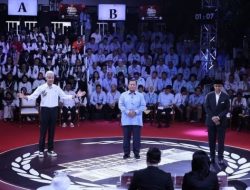 Usai Debat Pertama Calon Presiden (Capres) Di Kantor Komisi Pemilihan Umum (KPU)