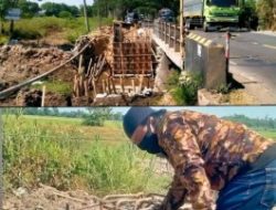 Jembatan Jalan Pantura Situbondo Banyuwangi (KM 205) Menuai Kontro Fersi Diduga Asal Jadi.