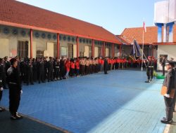 Seluruh jajaran dan Warga Binaan Lakukan Upacara Sambut Hari Jadi Pengayoman Hari ini.
