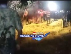 Tim Kepolisian Dibantu Tagana Dan BPBD melakukan evakuasi korban percobaan bunuh diri di Jalbus Kotakan Malam ini.