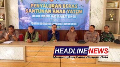 Kebersamaan Ramadan: 1.048 Warga Binor Terima Bantuan Beras, Anak Yatim Dapat Santunan